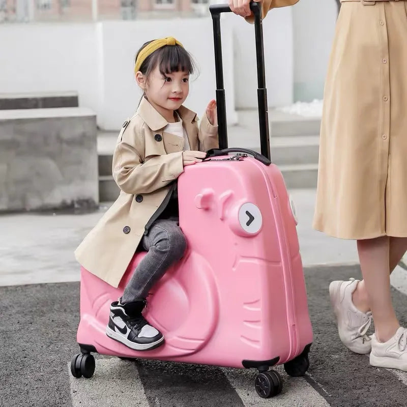 kids Trolley luggage bag travel suitcase children's trolley luggage sp –  Stawpeppery Lifestyle